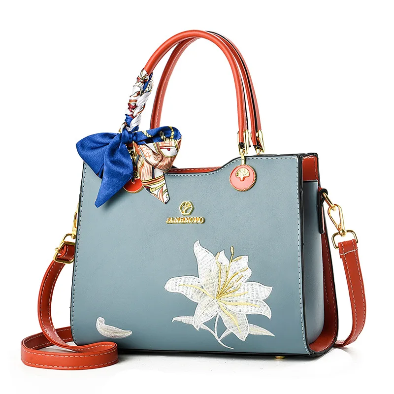 

High-grade Light Luxury Handbag New Autumn and Winter Fashion Casual Tote Bag Women's Print Single Shoulder Crossbody Bag