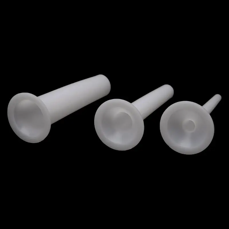 N7MD 3pcs/set Sausage Maker Funnel Filler Stuffer Filling Tubes DIY Manual for Sausages Casing