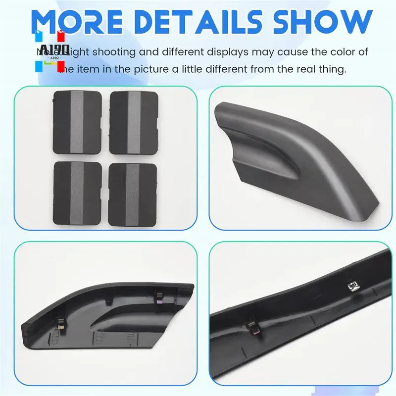 

A19Q-4Pcs Roof Rails Rack End Cover Shell For Hyundai Tucson 2004 -2008