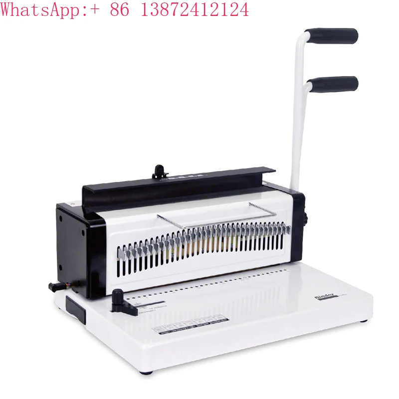 

forZEQUAN Double Wire Binding Machine 34 Hole Notebook Binding Punching Machine