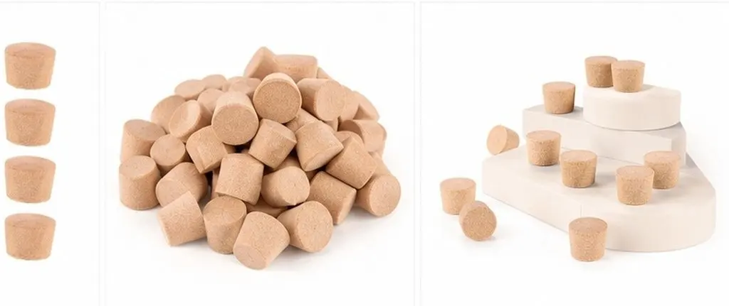50Pcs Natural Wood Plugs for Furniture Holes Carpenter Bee Hole Filler Decorative Wood Hole Caps Easy Install Woodworking