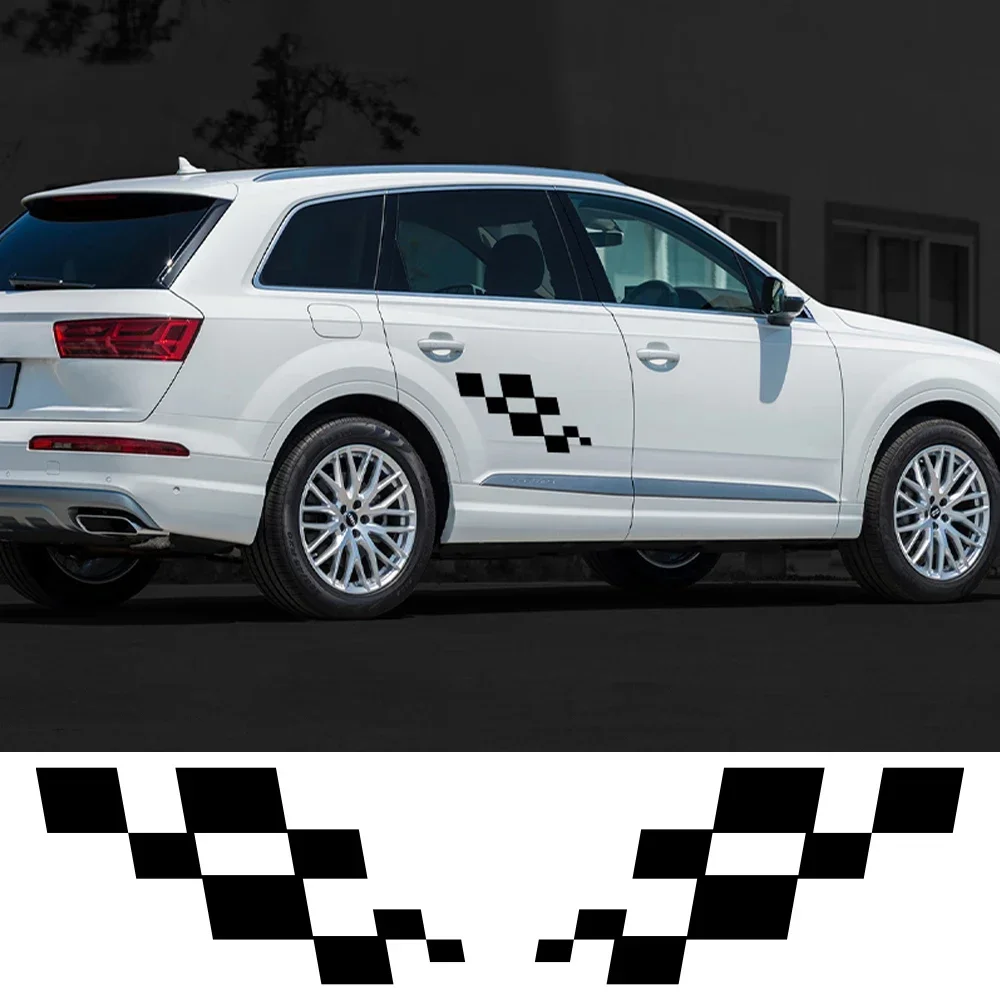 

Car Door Sticker Racing Stripes Exterior Vinyl Decals Accessories For Audi Q7 4M 4L Quattro S Line TFSI 2020 2007 2016 2017 2018