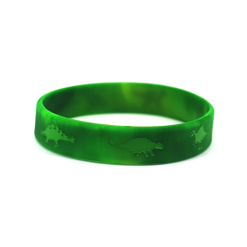 6/12/24/36 Stück Dinosaurier Silikonarmbänder Dinosaurier Armbänder Dinosaurier Welt Jurassic Partyzubehör für Dino Thema Geburtstag – Detail 4