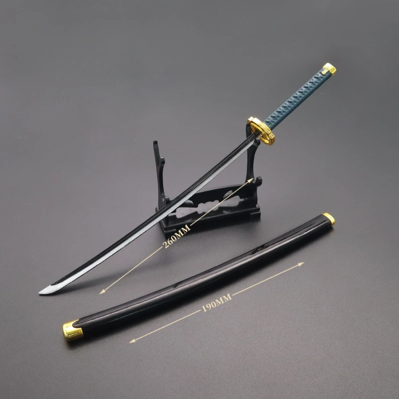 26cm nuevo juego Nagakiba periférico modelo de Metal y accesorios decoración de escritorio adornos niños cumpleaños Festival regalos Juguetes