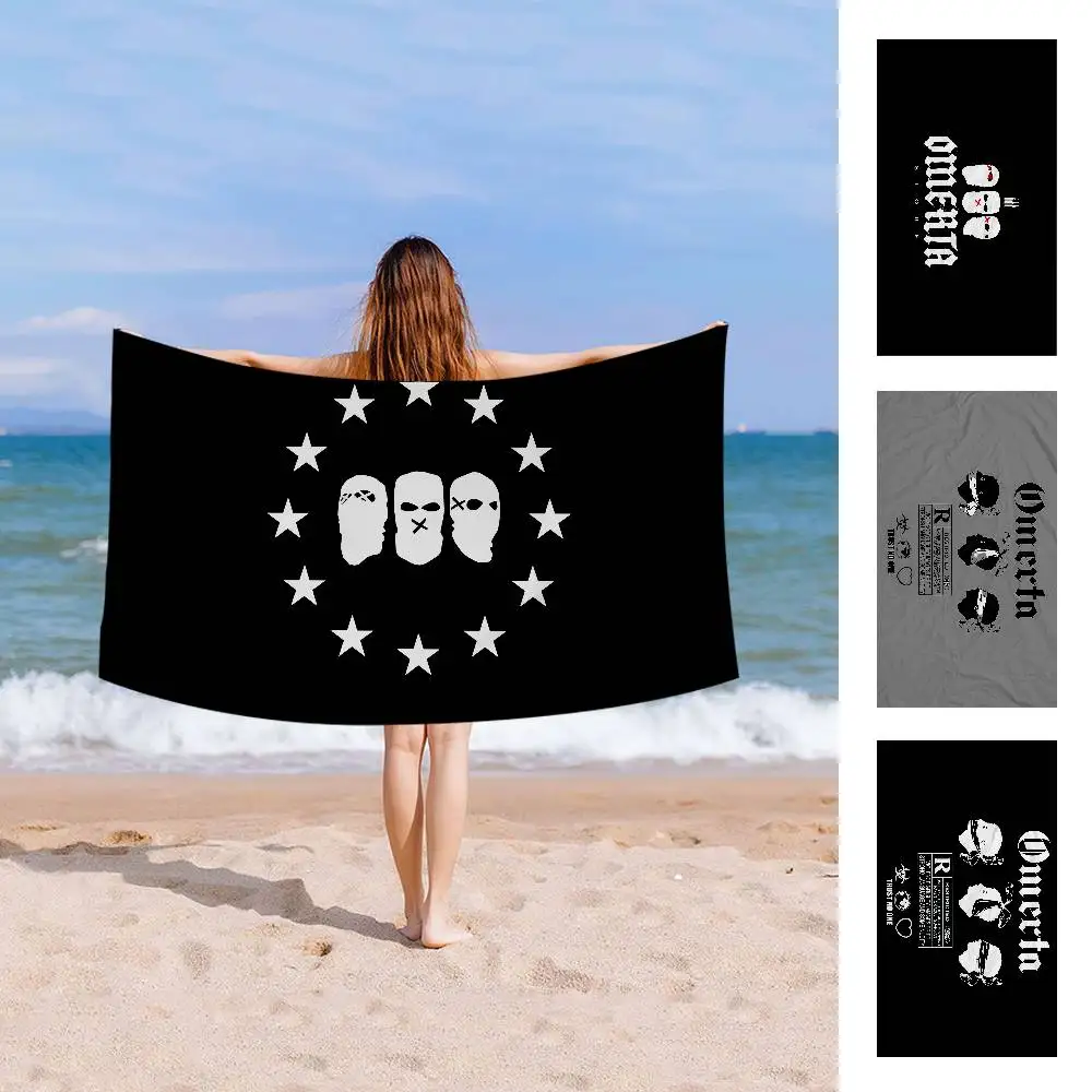 Serviettes de plage en microfibre Rapper O-Omerta Maes, serviettes à séchage rapide, serviettes de plage, serviettes de piscine pour voyage, natation, piscine, yoga