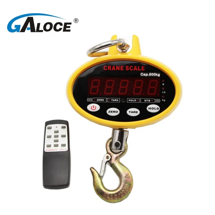 GSP908 Galoce Industry Electronic Digital Crane Scale with Hand Dynamometer industrial weighing scale