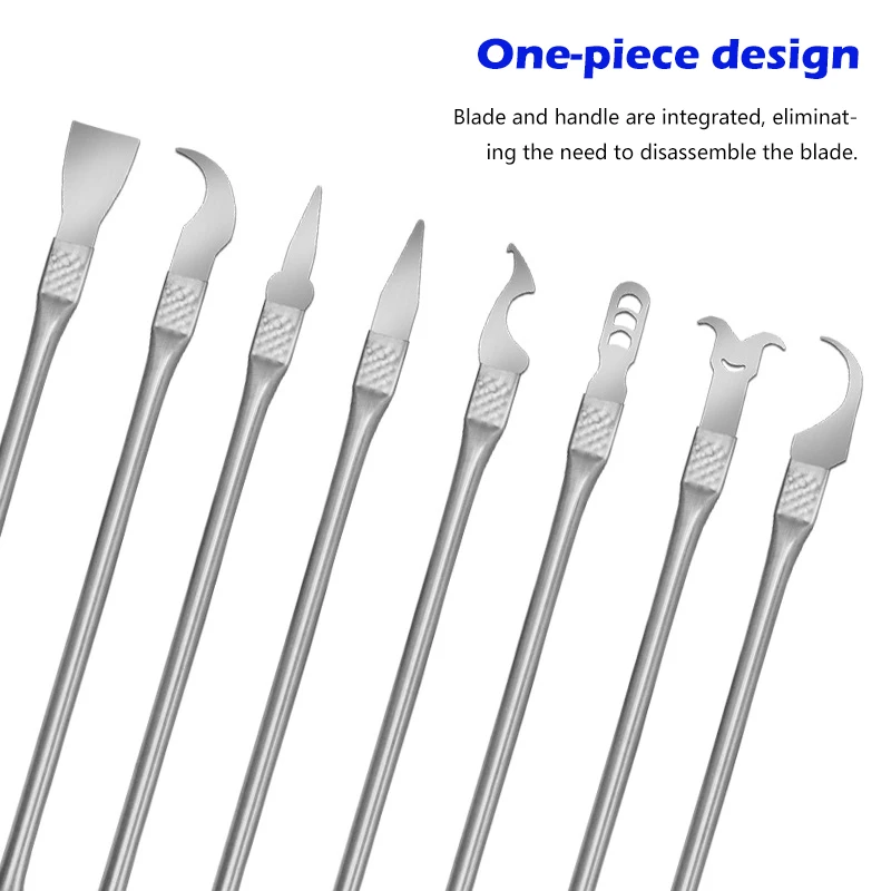 8 PCS Dismantling CPU IC Prying Knife Thin Ultra-Thin Blade Pry Shovel Small Knife For IPhone Phone Motherboard Repair Tools