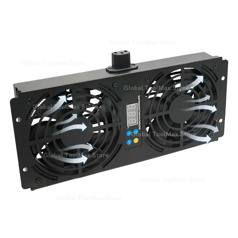 1pcs Cabinet fan, unit Intelligent temperature control Speed regulation Energy saving Noise reduction Exhaust cooling fan module