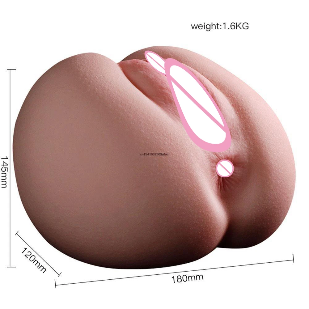 3D Big Ass Sexual Tools Sexy Real Pussy Vagina Anal Pocket Pussy Adult Realistic Pocket Pussy Artificial Male Male Masturbators