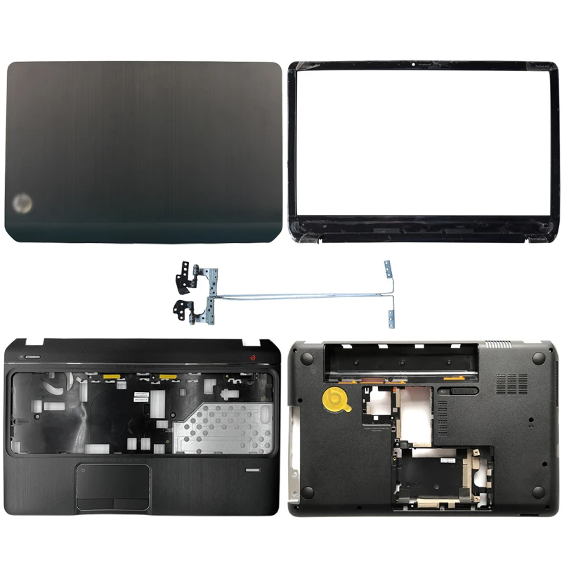 New for hp pavilion dv6 DV6-7000 DV6-7002 DV6-7208TX portable lcd back cover/front frame/hinges/handrest/bottom case 682052-001