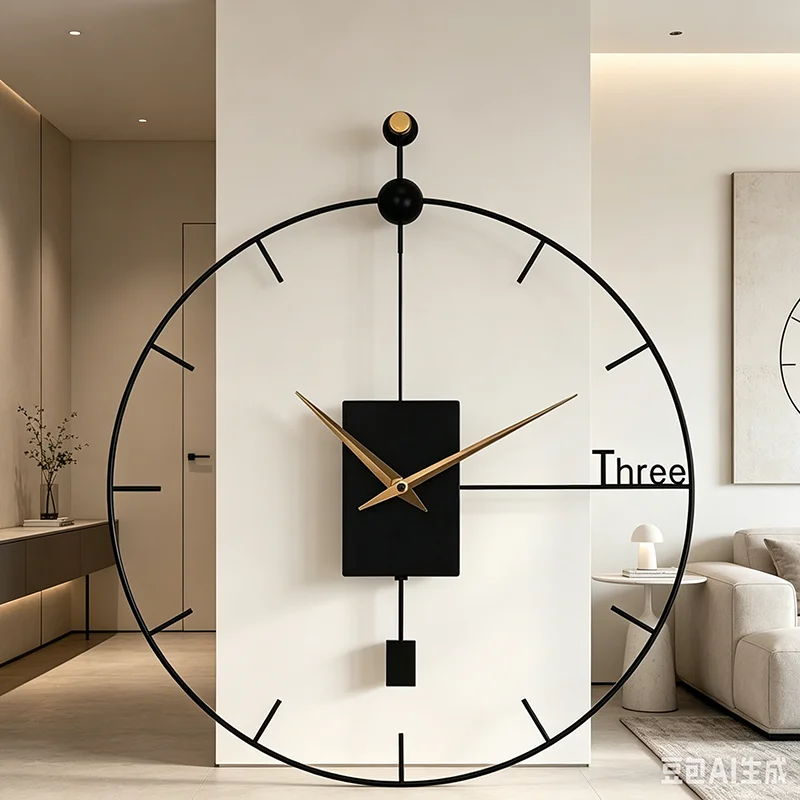 Minimalist Save Space Wall Clocks Big Size Beauty Room Decor Professional Clock Wall Vintage Relogio De Parede Home Decoration