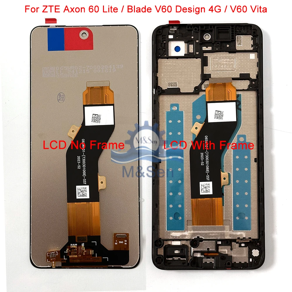 Original For ZTE Axon 60 LCD Display Screen Touch For ZTE Axon 60 Lite/ Blade V60 Design 4G/V60 Smart Z2359/v60 Vita Frame