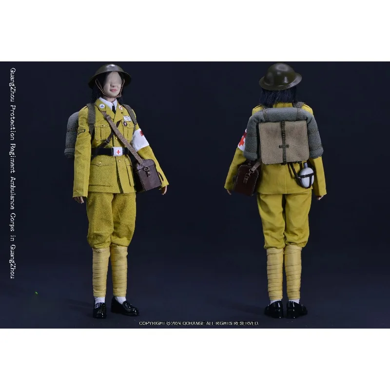 QORANGEQOTOYS QOM-1048 1/6 스케일 광저우 보호단 구급대 장비 의류 세트 12인치 액션 피규어 바디용