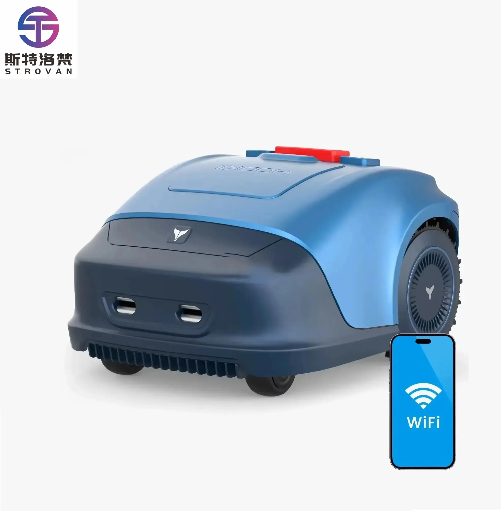 เครื่องตัดหญ้าอัตโนมัติแบบใช้แบตเตอรี่ลิเธียม 24V รุ่น STLF ควบคุมด้วย GPS  เครื่องตัดหญ้าอเนกประสงค์ ปรับระดับได้ เหมาะสำหรับงานดูแลสนามหญ้าระดับ DIY