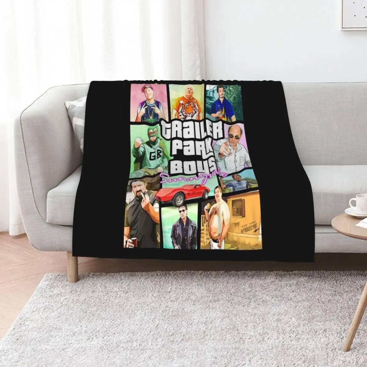 Comedy Tv Series Movie Canadian Canadado Mockumentary Ricky Game Art Poster Custom Design Gifts Throw Blanket