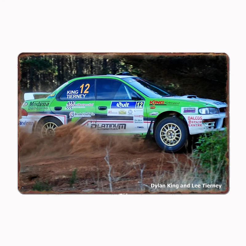 

King and Tierney Poster Metal Sign Club Indoor Room Decor Custom Tin Home Wall Decor