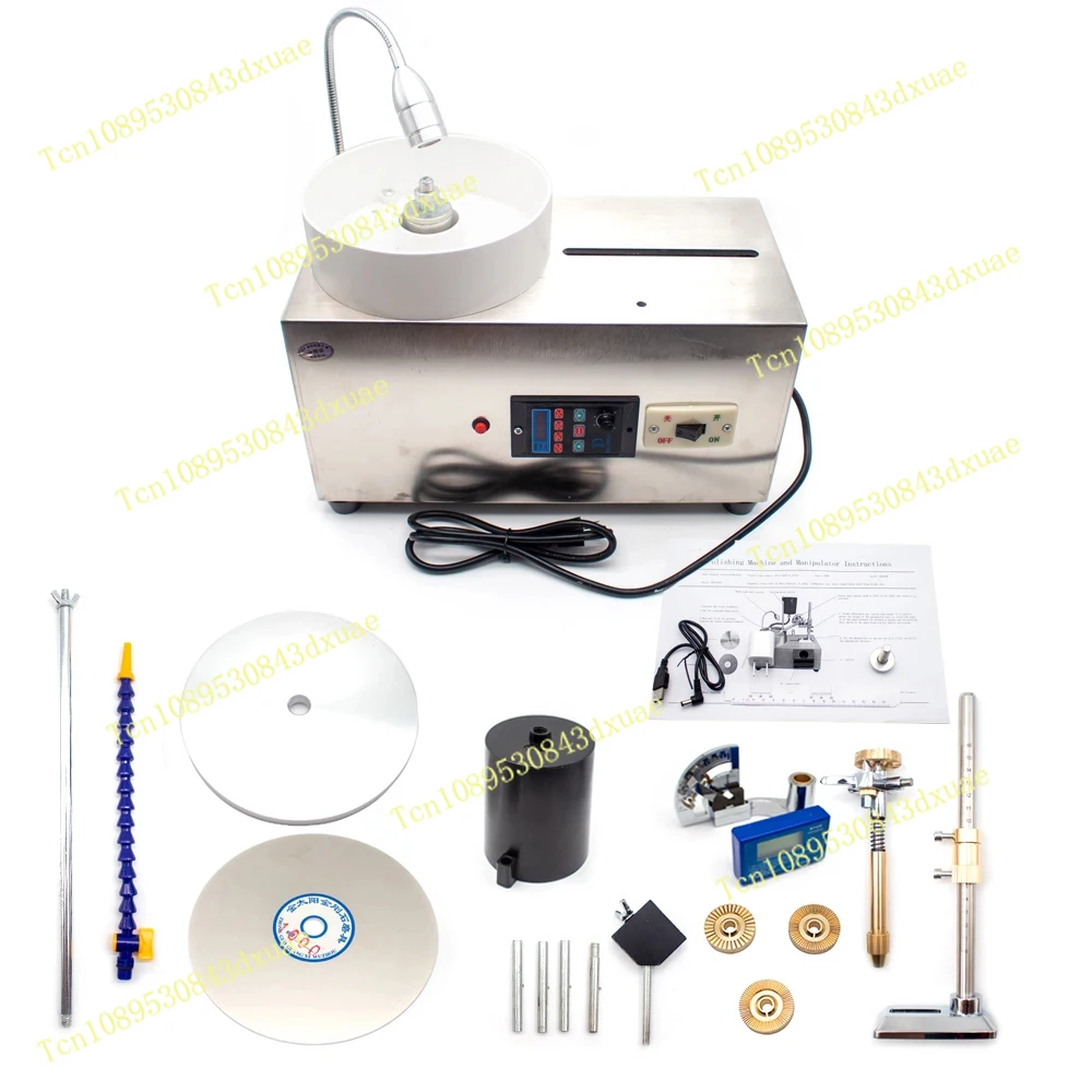Updated Digital Display Gemstone Grinding Machine Gem Faceting Machine Jade Stone Angle Machine Jewelry Polisher Flat Grinder