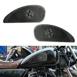 Universal Motorcycle Anti slip Tank Pad Side Classic Vintage Retro Gas Fuel Knee Grip Pads Retro Protector Sticker Sheath