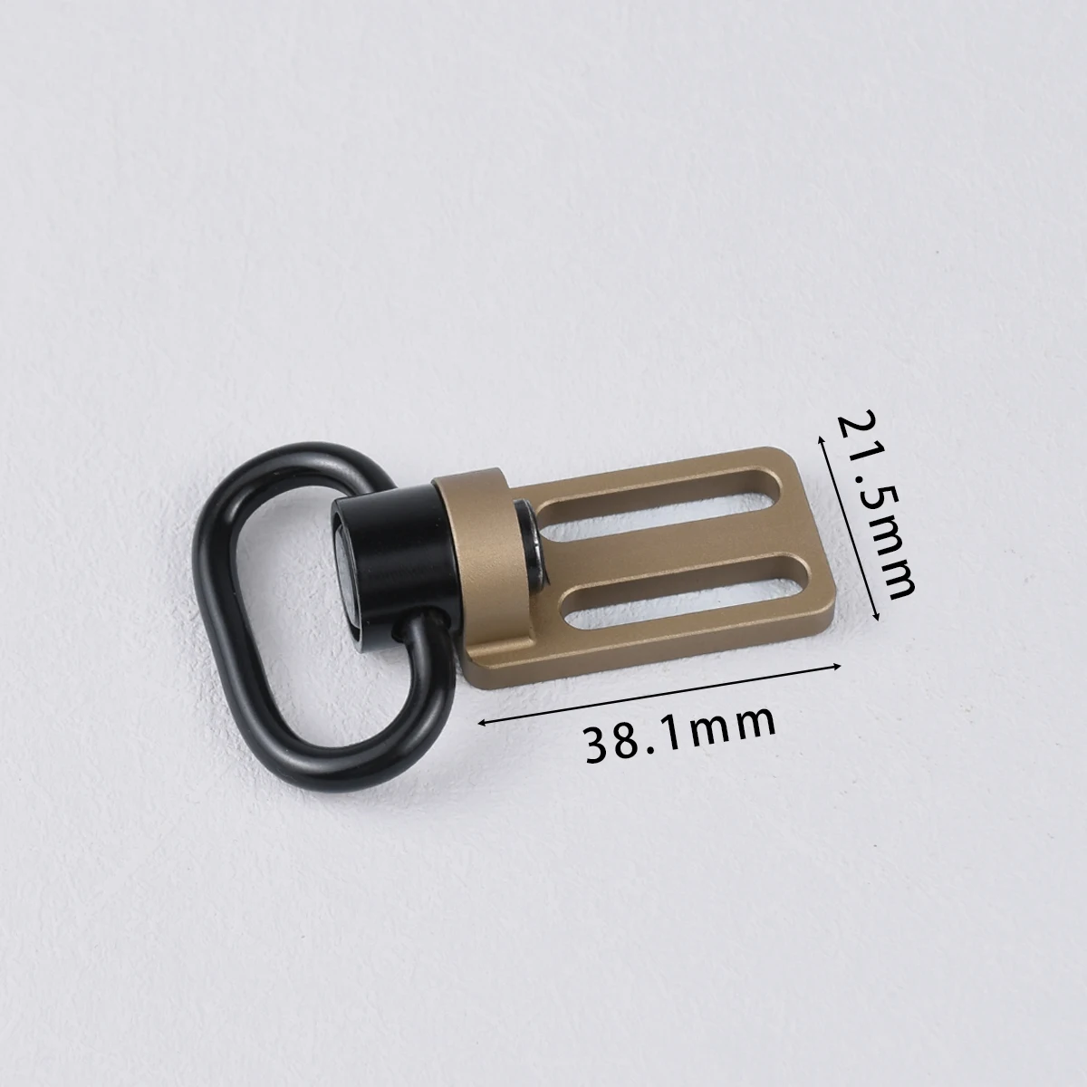 NONE RSA GBB Schnellverschluss QD-Schlaufenhalterung Mlok Zielfernrohrmontageadapter Picatinny-Schiene Schnellwechsel QD-Schlaufenaufnahmehaken 3