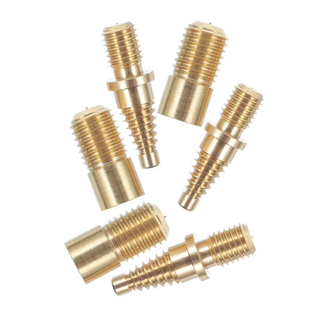 

3Sets Pool Cue Tip Hardware Sleek Attractive Appearance Easy DIY Showcase Personal Style Preferences Public Venues