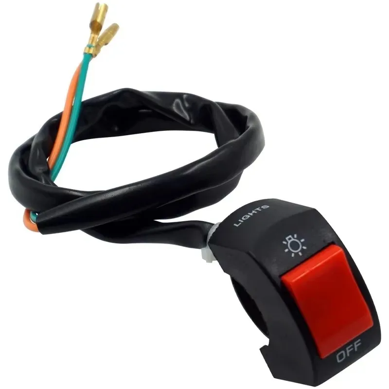 Universal Switch Waterproof Motorcycle Accessories Handle12V Poer Scooter Second Line Headlight New