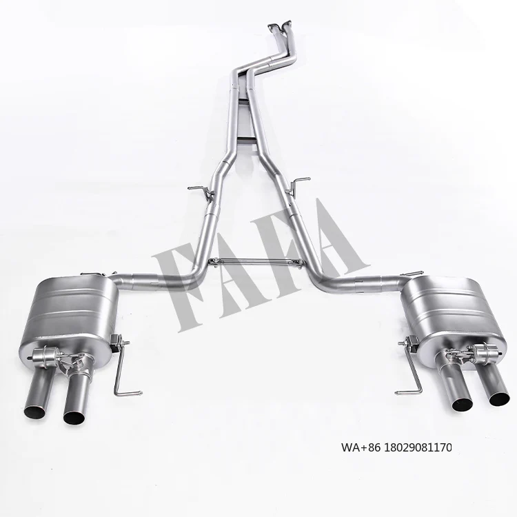 For  5 Series G30 2.0T 3.0T Titanium Exhaust System Upper Rear Electric Valve Muffler Exhaust High Performance Exhaust Pipe