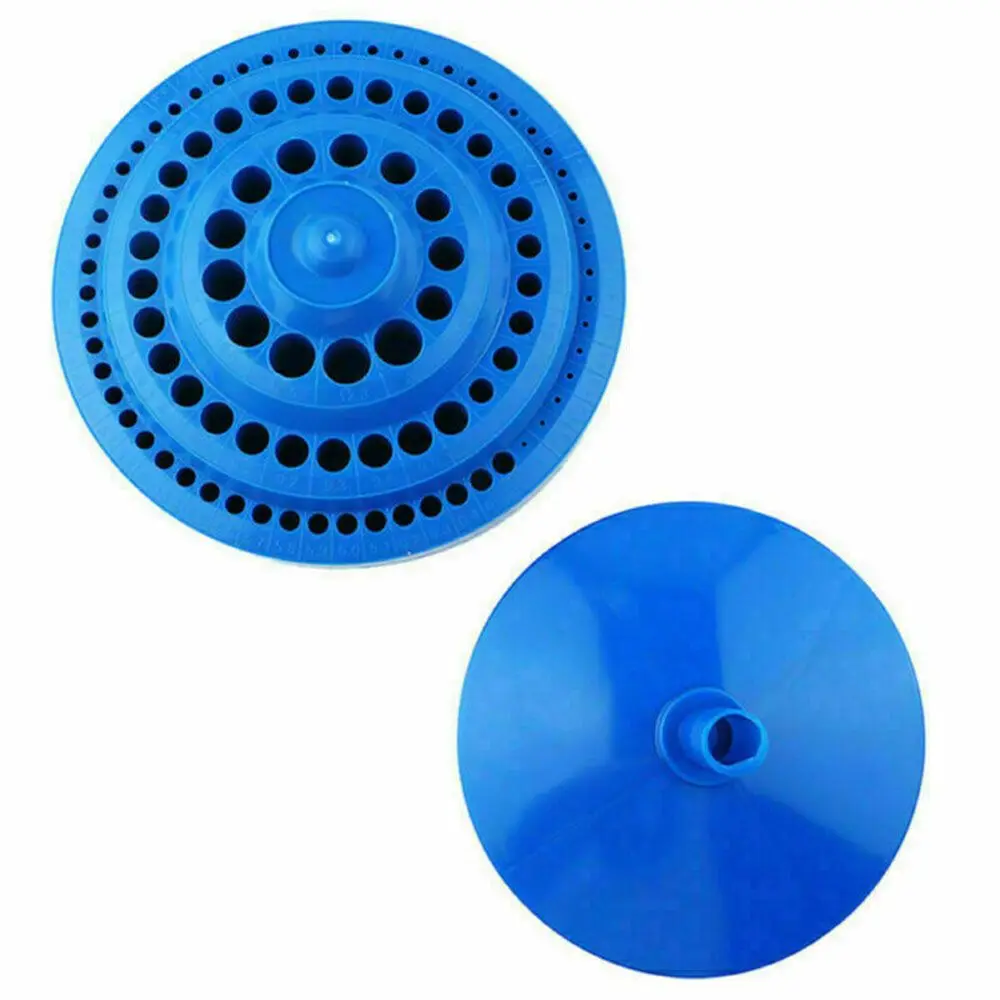 

Ящик для хранения сверл круглой формы, оправка, сверло, настольный инструмент, 1-13 мм, вращающийся держатель бит, аппаратные кронштейны, держатель отверток