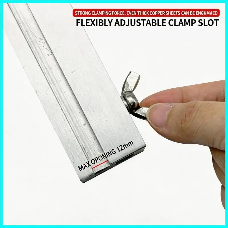X6HE Metal Chasing Clamp Fixture for Jewelry Engraving, Manual Wing Nut Work Holding Tool for Jewelers and Metalworkers