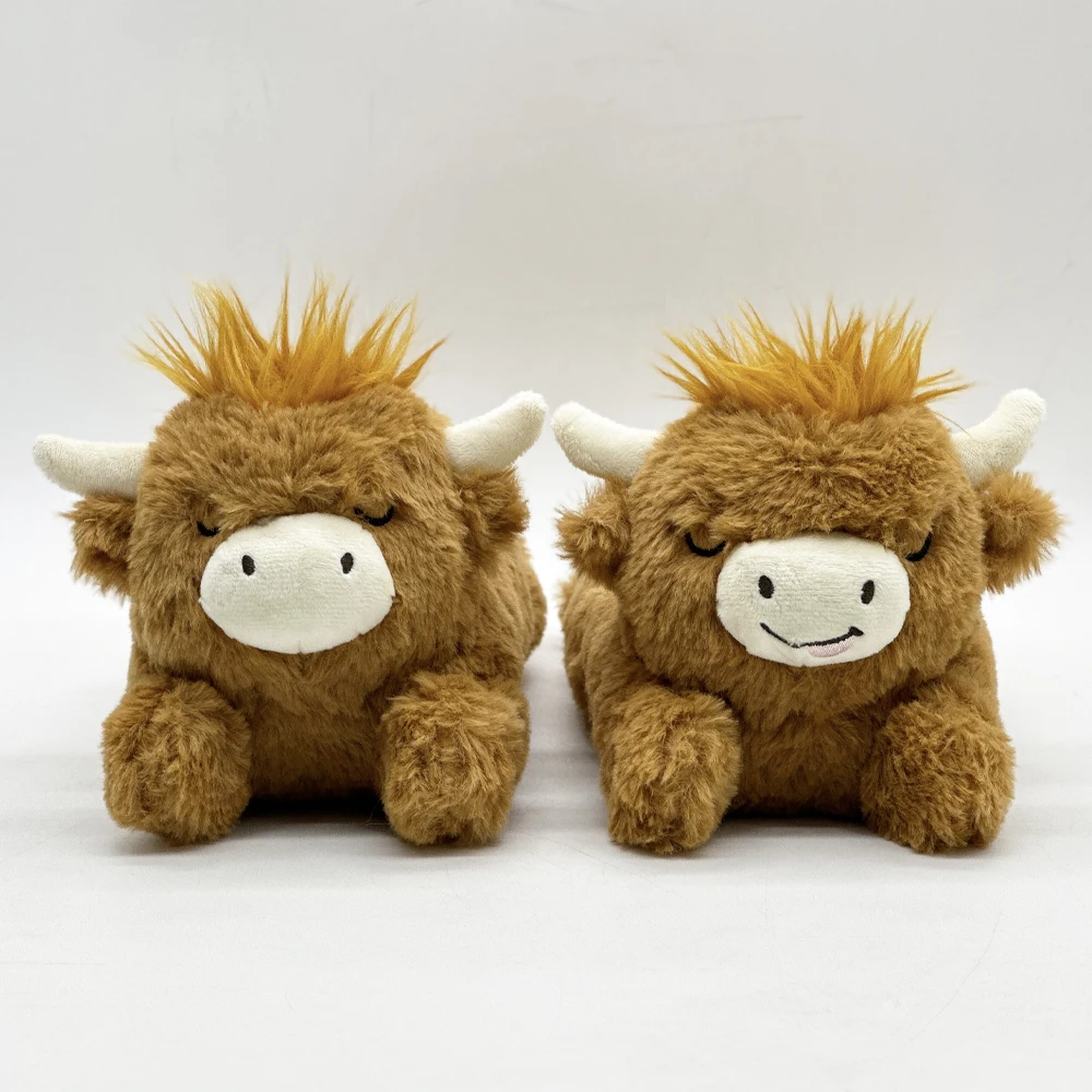 

Милая шотландская хайлендская корова, плюшевая игрушка, волосая корова, мягкая мультяшная крупный рогатый скот, супер мягкая обнимающаяся игрушка для сельскохозяйственных животных, подарок для детей