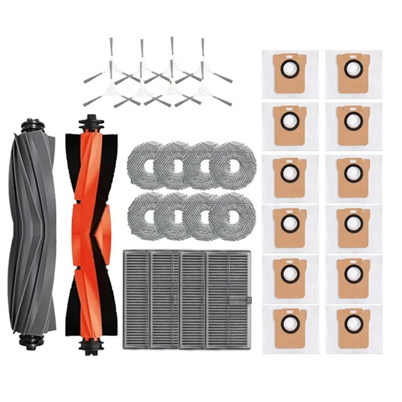 YCOC-accesorios para Xiaomi Mijia M30S D103CN Robot aspirador Cepillo Lateral principal filtro Hepa paño de mopa bolsa de polvo piezas de repuesto