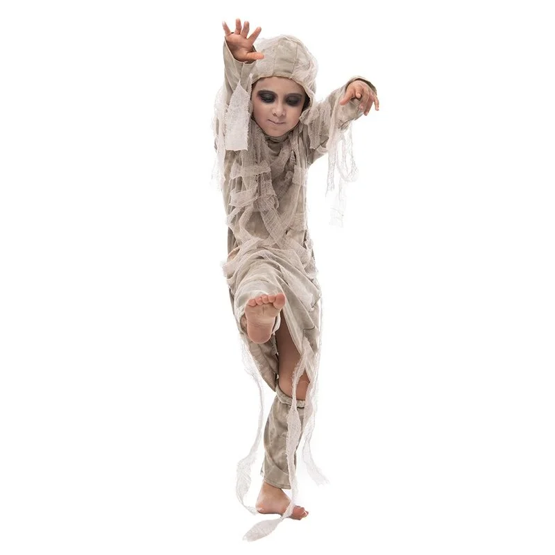 Roupa de Halloween Horror Múmia para Meninas e Meninos, Traje Egípcio Assustador, Vestido Extravagante, Carnaval, Páscoa, Purim, Cosplay, Novo, 2022