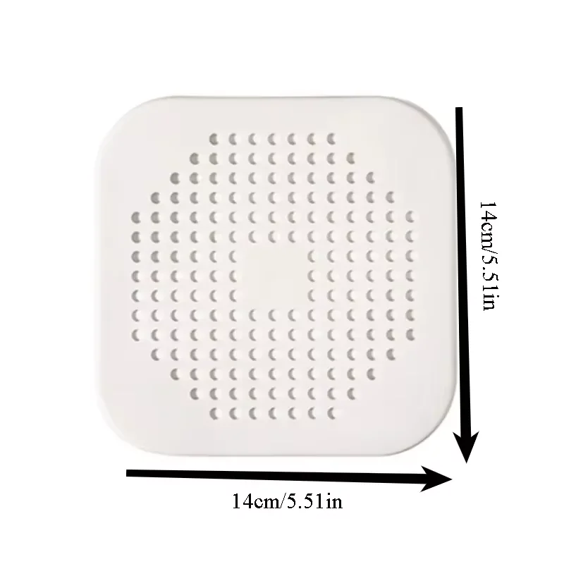1/5/10pcs Anti-Clogging Drain Filters, Bathtub Shower Floor Drain Covers, Suitable for Kitchen, Bathroom Sink, Floor Drains