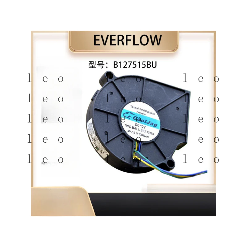

for EVERFLOW B127515BU/BN 12V 0.80A 7515 Computer Turbo Exhaust CPU Cooling Fan