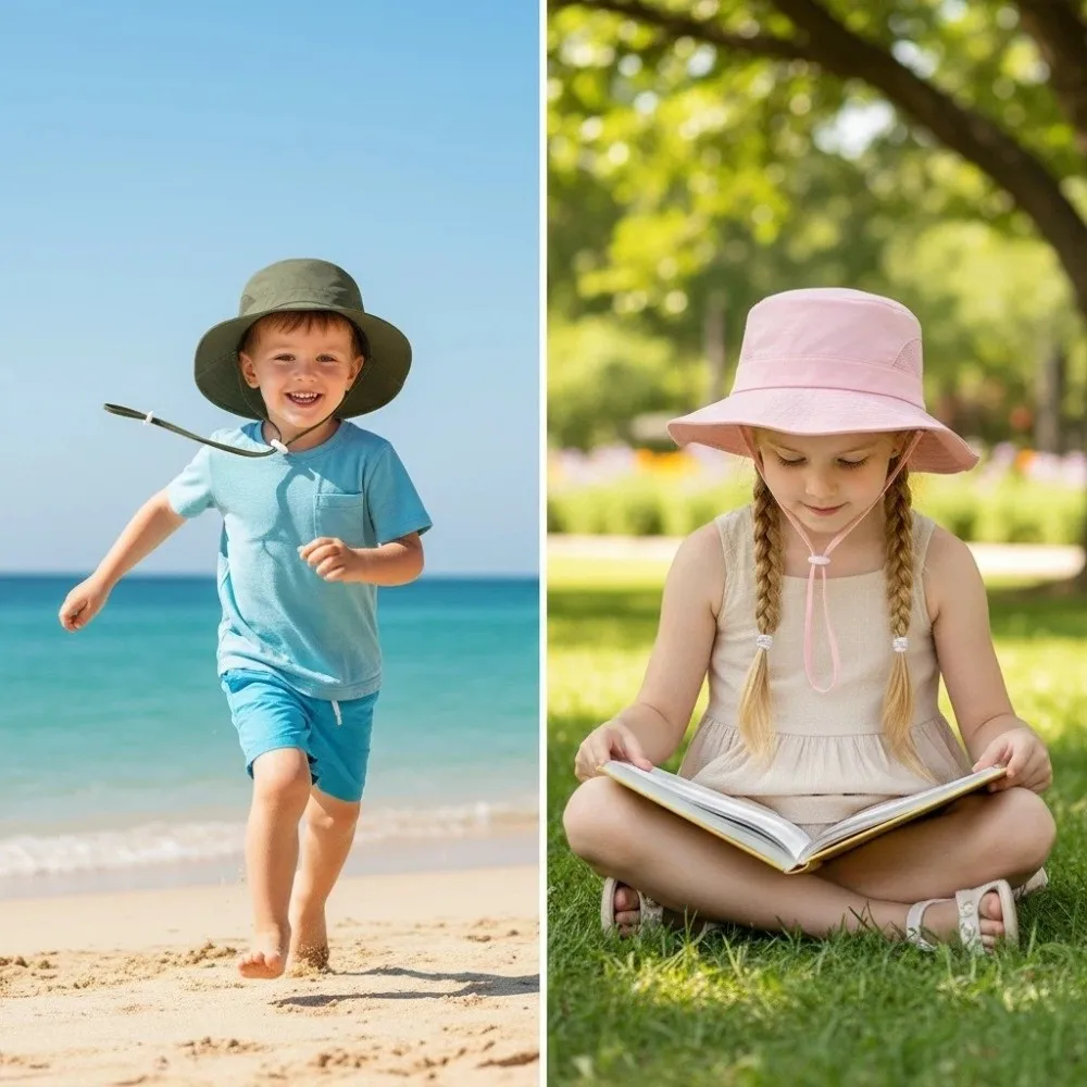 

Breathable Quick Dry Fisherman Hat Lightweight Mesh Screen Sun Protection Hat UV Protection Solid Color Beach Hat Outdoor