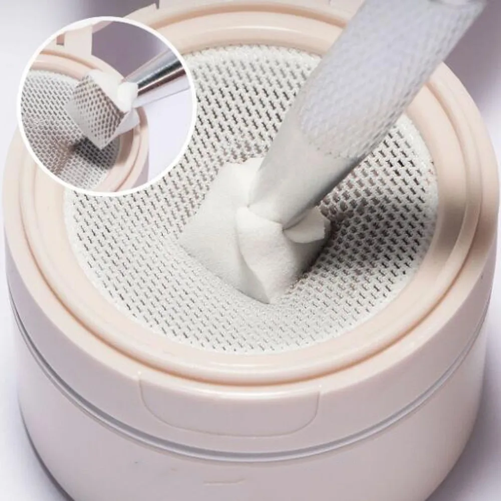 1Jar Cushion Patting Gel Polish Ombre Black White Peach Pat Pat Gel Nail Polish Drawing Liner French Nail Cushion Gradient Gel