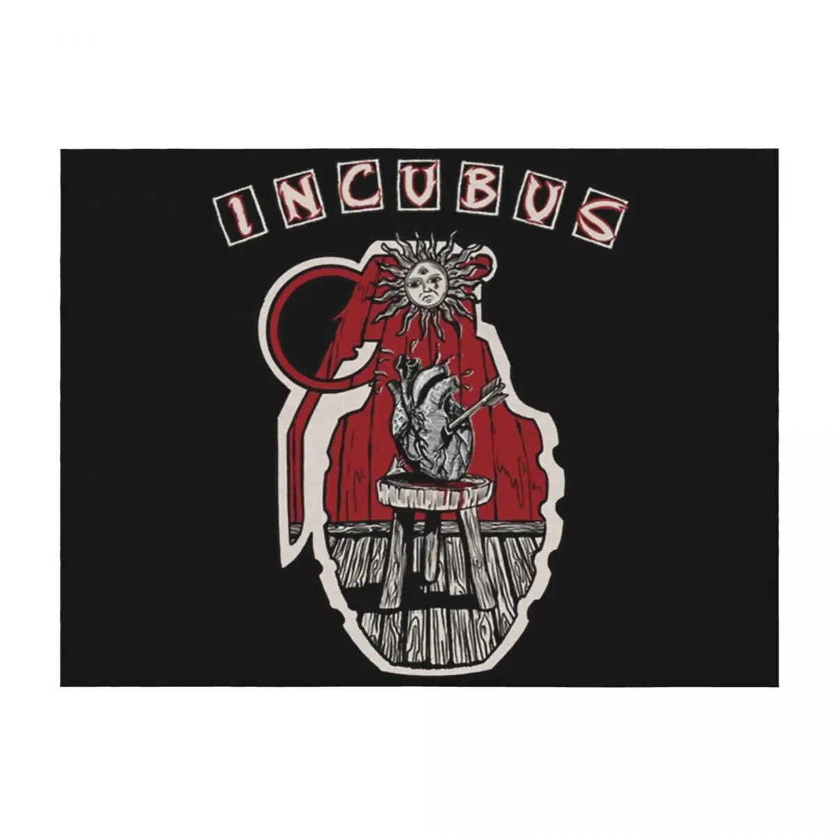 

incubus band Throw Blanket Weighted Beautifuls Soft Big Personalized Gift Blankets