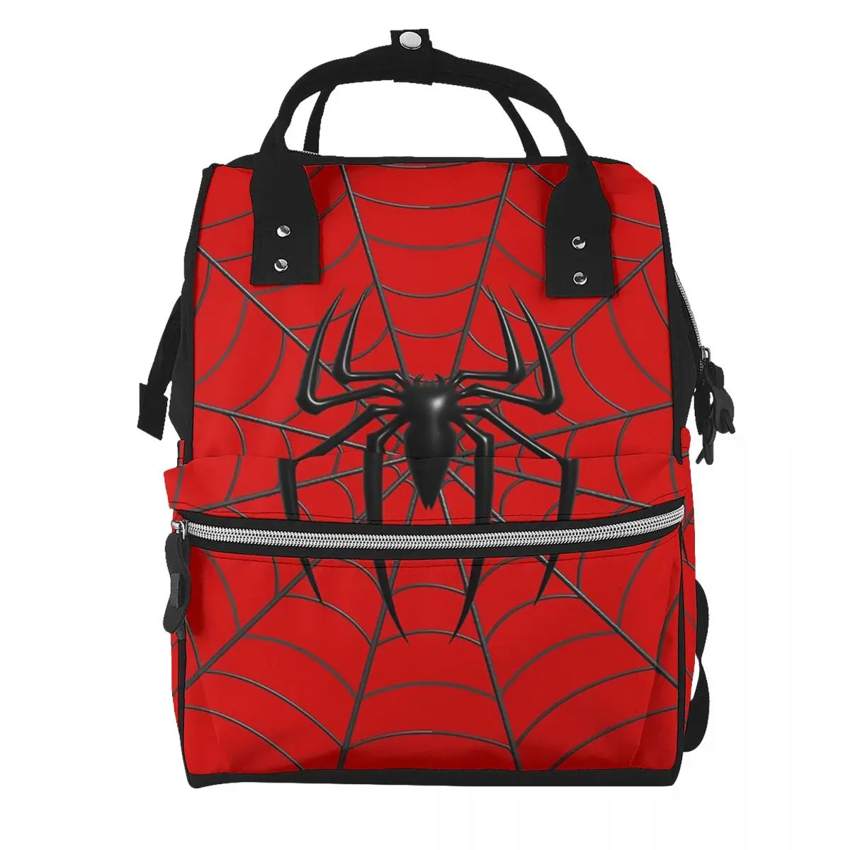 Spider And Web Student Backpack School Bag Hiking Travel Daypack for Men Women Bookbag Shoulder Bags