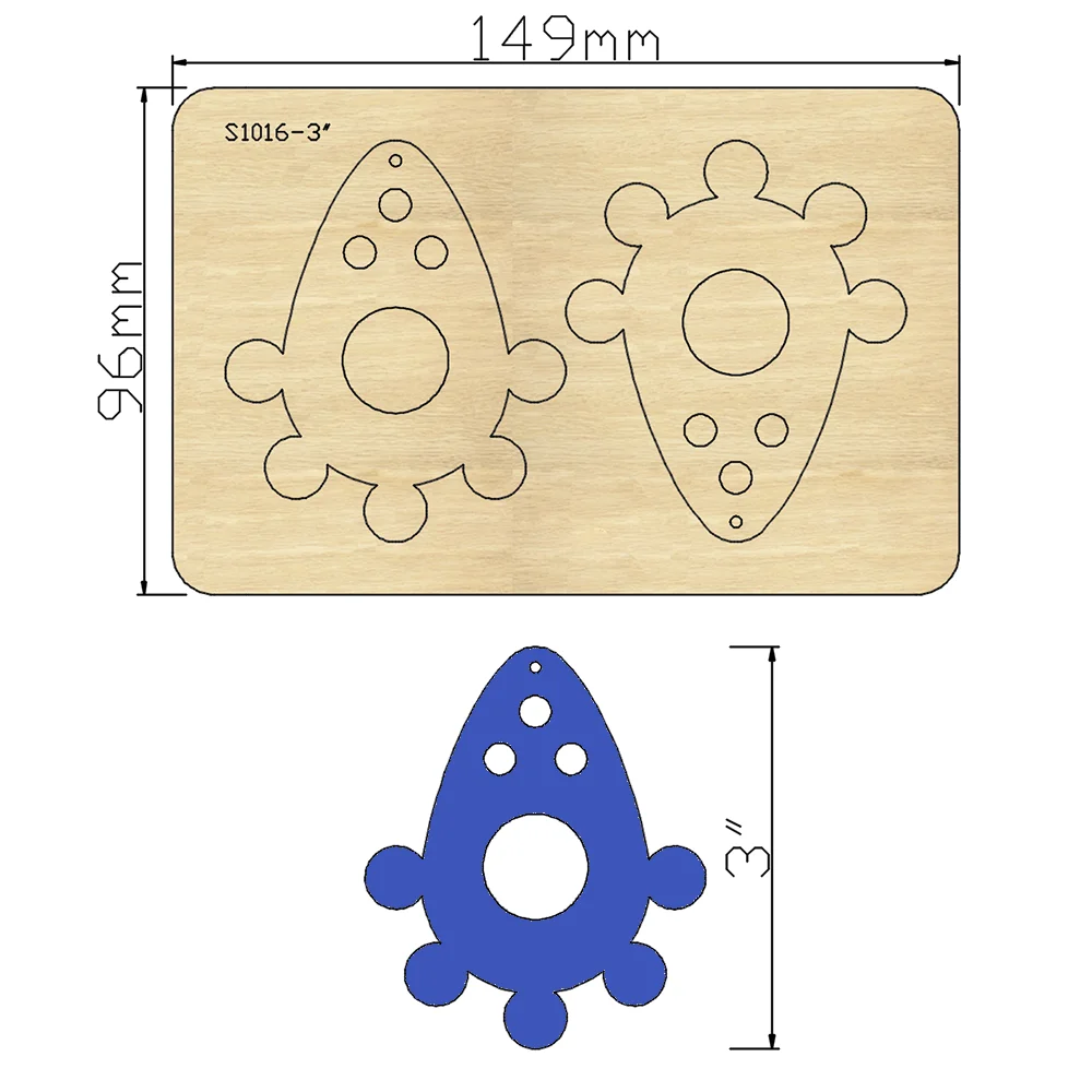 

Новинка, форма для резки сережек неправильной формы, украшение «сделай сам», форма для деревянного ножа, подходит для резаков