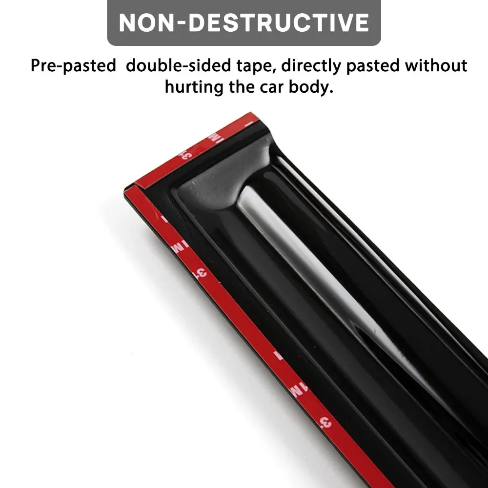 For Toyota Corolla Cross 2022-2025 Car 4PCS Side Window Vent Visor Window Deflectors 4PCS Side Vent Visor Window Deflectors