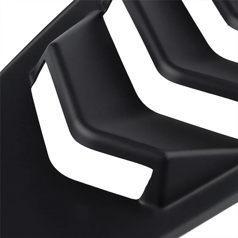 

Matte Black Rear Side Vent Quarter Window Louver Shutter Cover Trim For 2015-2022 Ford Mustang-AS55