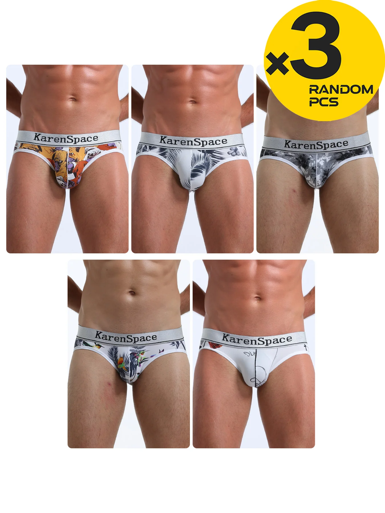 Gay Men Sexy Underwear Thong Men Jockstrap Print Gay thongs Mens Thongs And G strings Sissy Panties Jock Strap 2/3/4PCS M-XXL