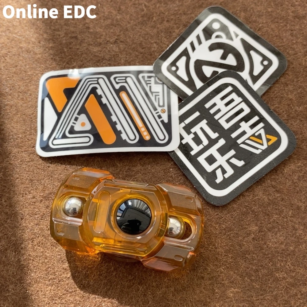 EDC Toys WANWU-EDC PEI フィジェットスピナー クリックフィジェットトイ オフィスデスク ストレス解消トイ ツーブレードフィジェットスピナー