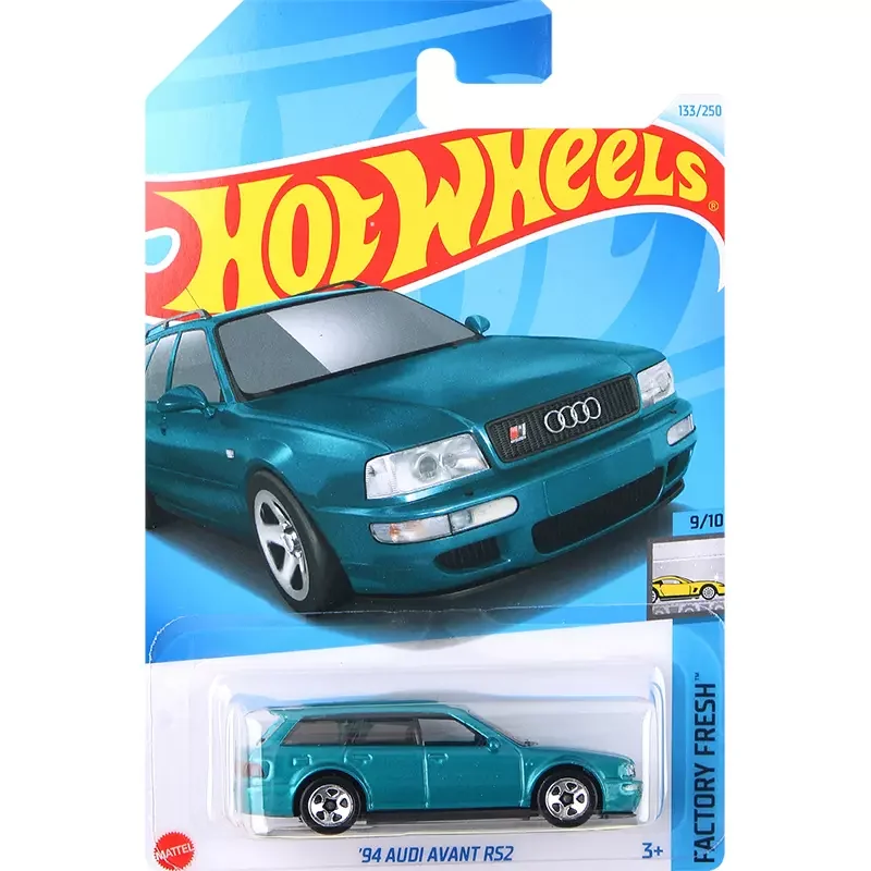 Original Hot Wheels Alloy Car \'94 AUDI Avant RS2 Factory Fresh 1/64 Vehicle Collector Toys for Boy Auto Model No.133 2024 L Case