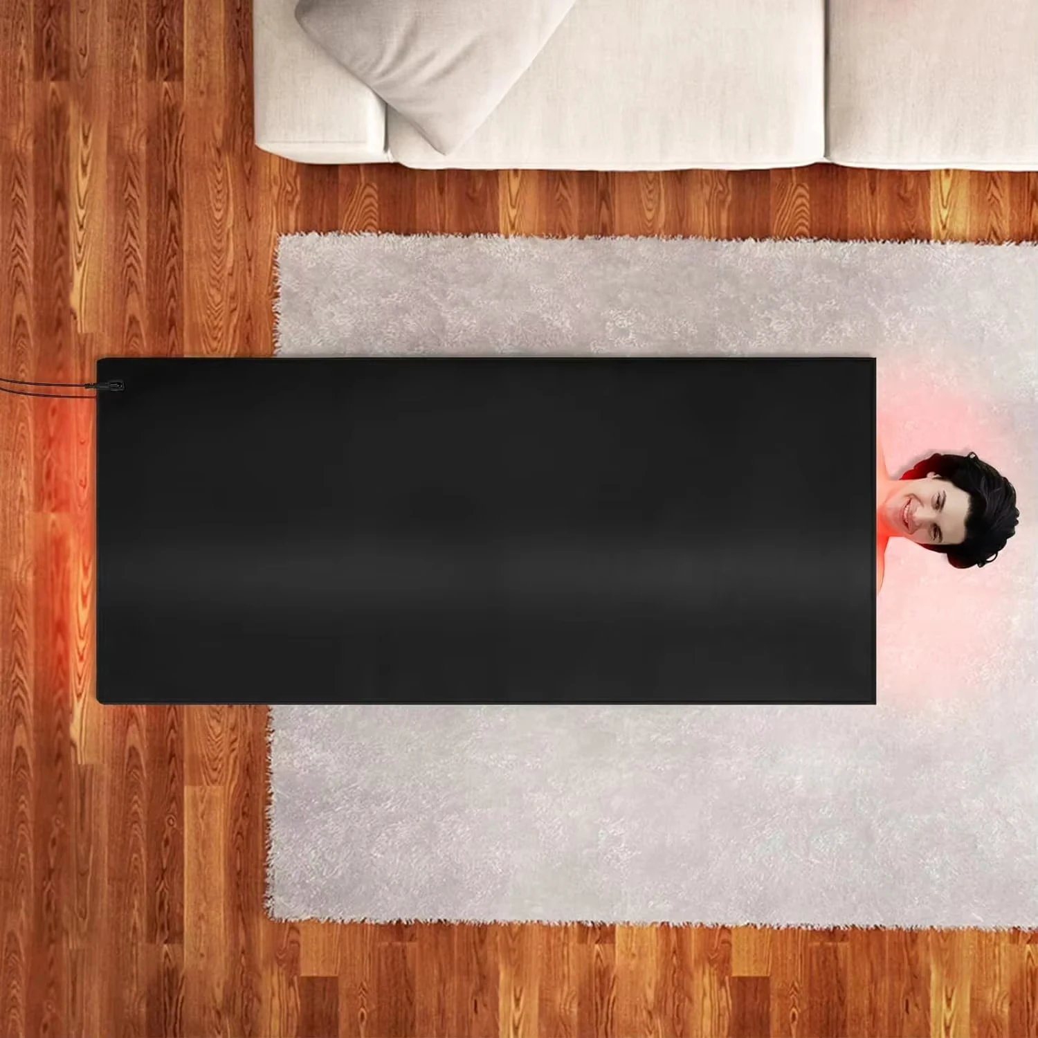 

2025 New Full Body Therapy Yoga Mat LED 660&850nmHWG Therapy Large Yoga Mat