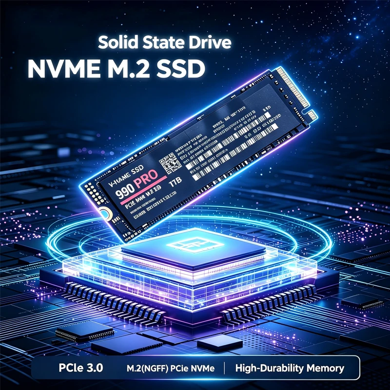 ATEKOM M.2 PCIe NVMe SSD 1TB – Disco rígido de estado sólido interno de alta velocidade para portátil, computador de secretária e PC.