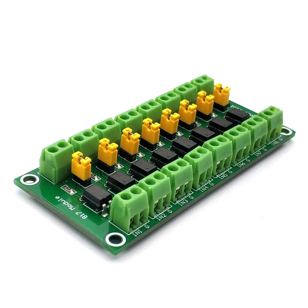 PC817 3.6-30V 8 채널 광 커플러 절연 보드 전압 변환기 어댑터 모듈 드라이버 광전 절연 모듈 817