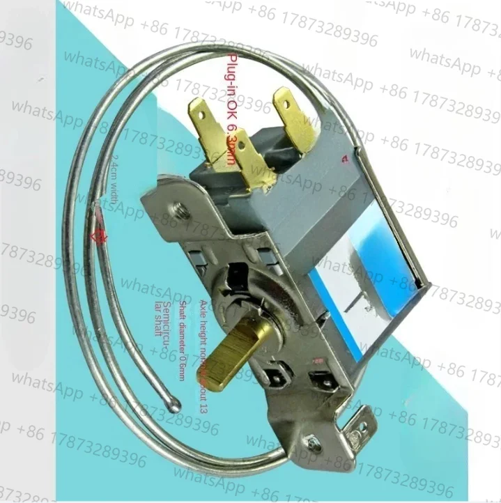 WPF23J-EX Refrigerator Thermostat 3-Pin Freezer Temperature Control