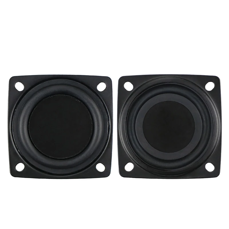 2Pcs Good Elasticity Passive Bass Woofer Diaphragm Plate Bass Passive Radiator Diaphragm for Enhancing Low Volume 2.05in