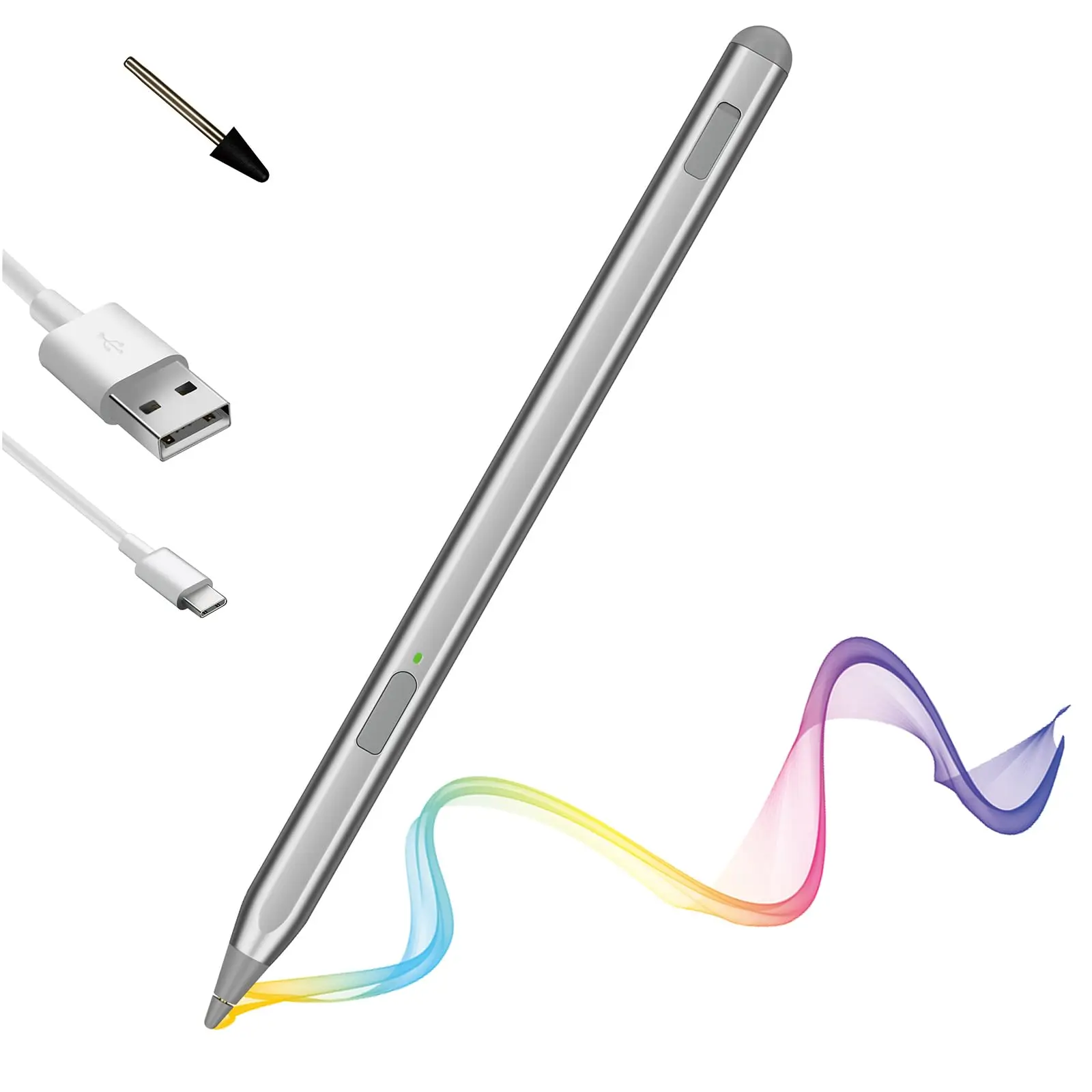 

USI 2.0 Stylus Pen for Amazon Fire HD 10 (2023 Release)& Fire Max 11,with Tilt Support, Palm Rejection,4096 Pressure Sensitivity