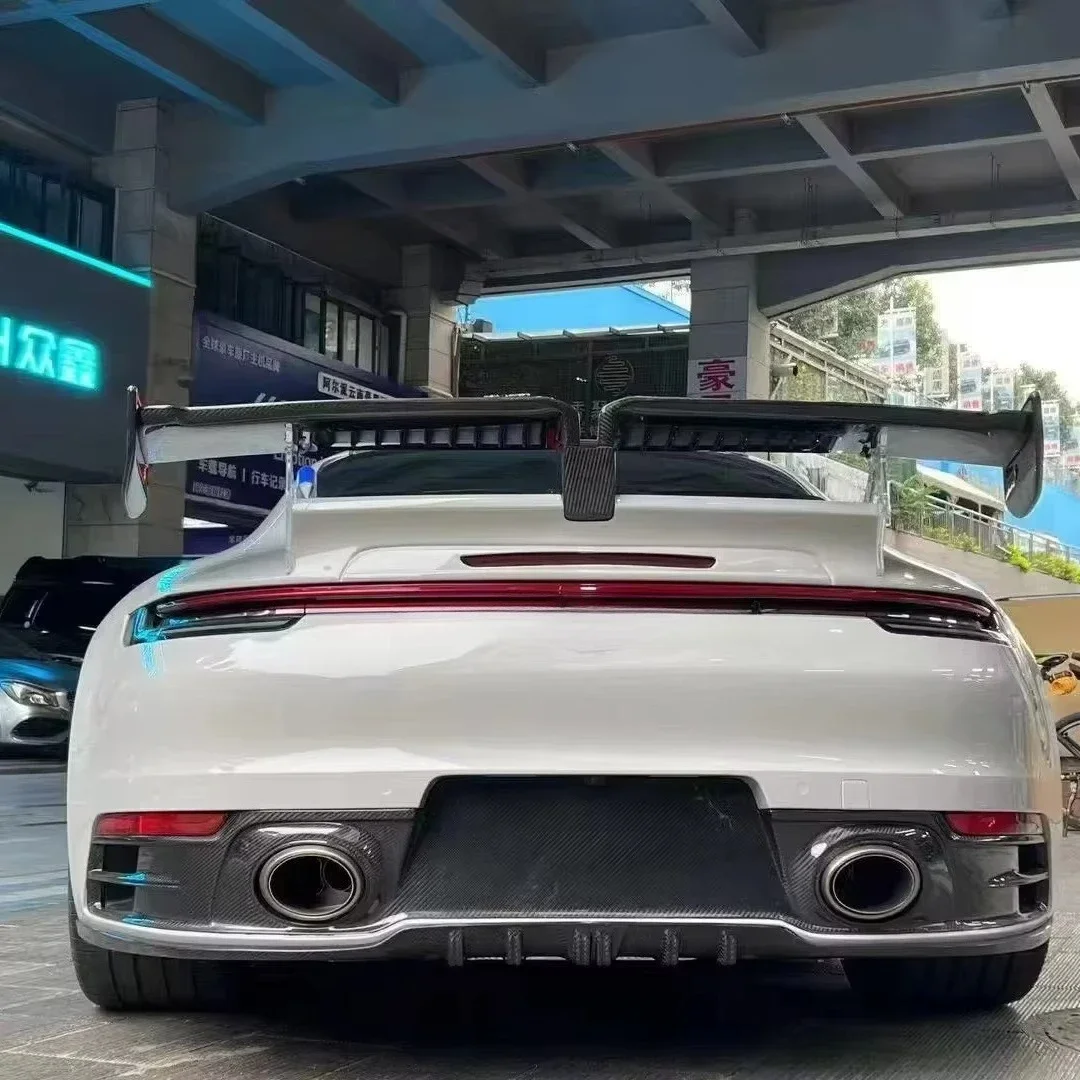 Brand New for 992 Upgraded Carbon Fiber Rear Bumper with Lossless Easy Installation 1 Year Warranty 2020-